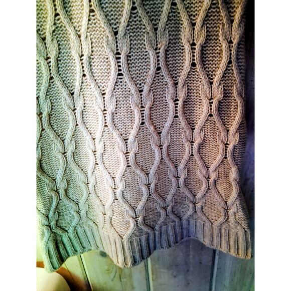 WEEKEND MAX MARA CHUNKY CABLE KNIT COWL NECK MIDI DRESS  SIZE MEDIUM - Picture 4 of 8